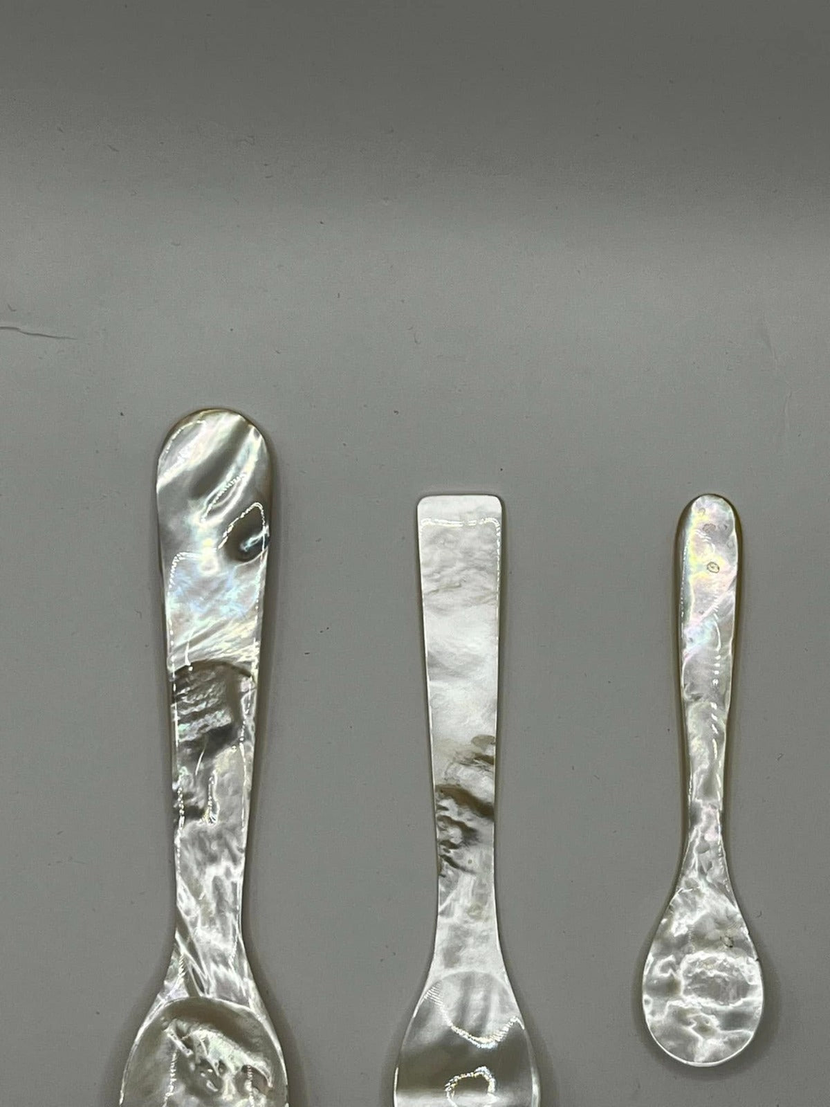 Natural Oyster Shell Spoon - Hand-Polished, Shiny & Smooth Finish | Eco-Friendly Utensil