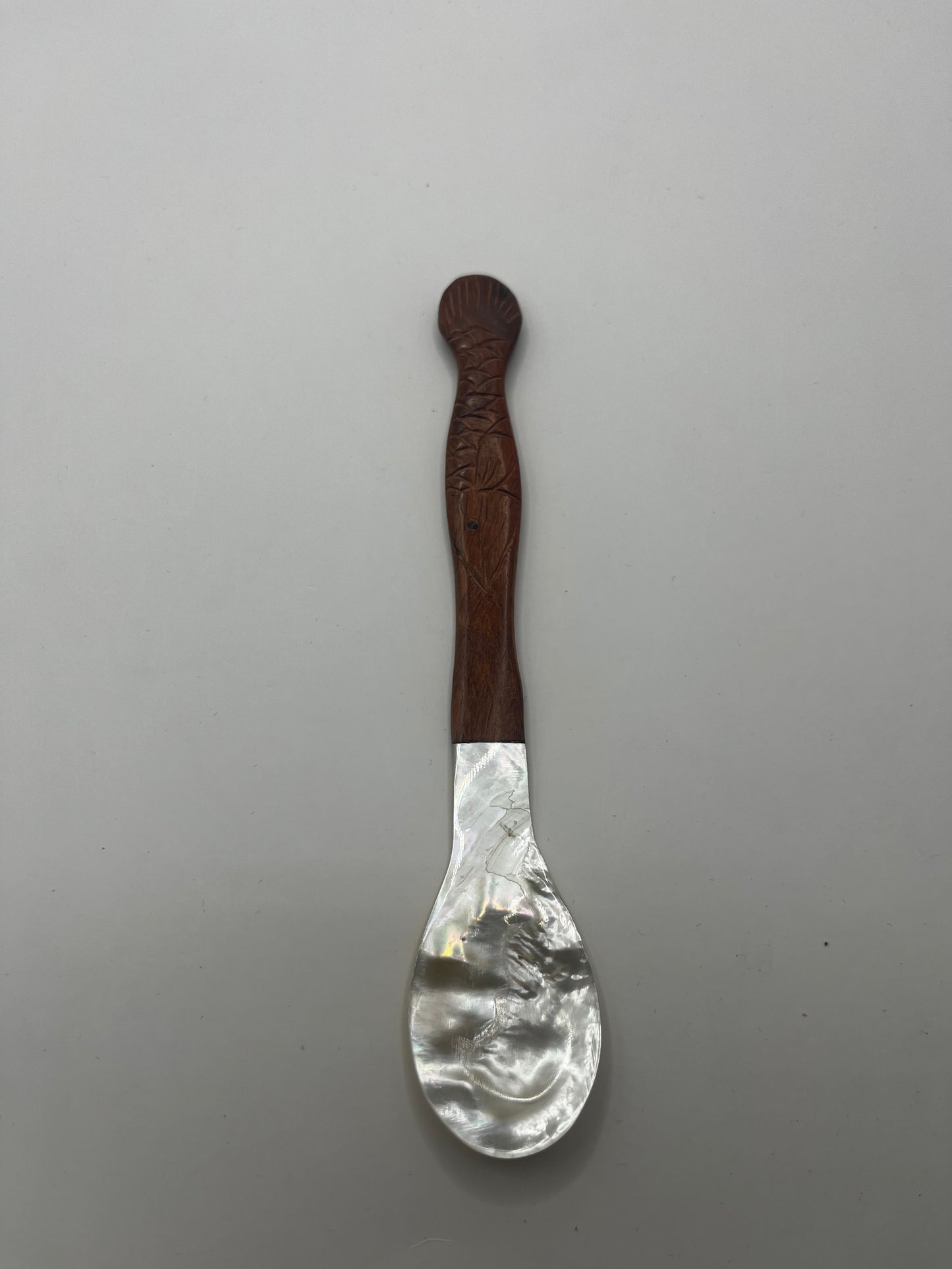 Mother of Pearl Wooden Handle Cutlery set of 3 12cm