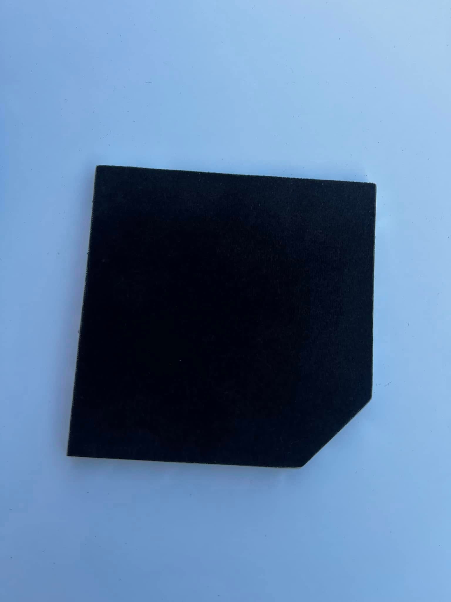 Luxury Thick Mother of Pearl Coasters Set of 4 Non Slip Square Corner Cut 10cm Premium