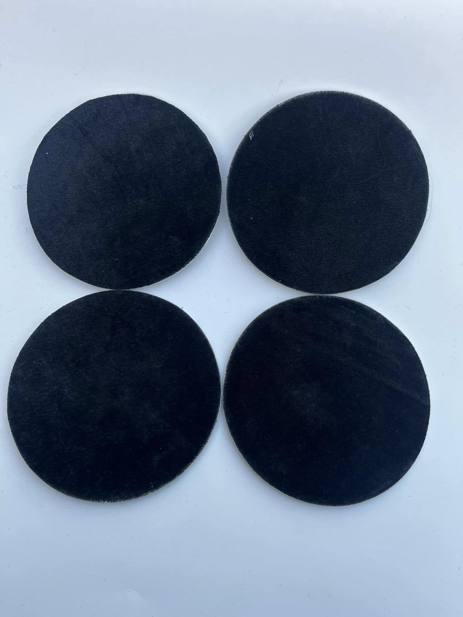 Handmade Mother of Pearl Coasters Set of 4 Round Shell Drink Mats Table Protectors