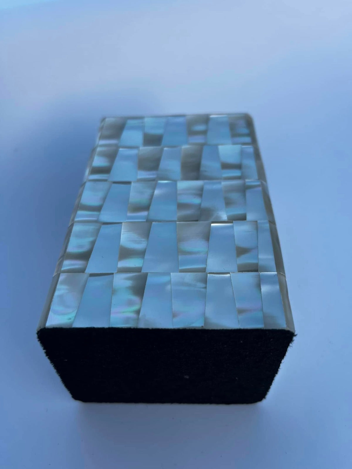 Luxury Mother of Pearl Pen Holder Box – Elegant Non-Slip Desk Organizer for Office & Home