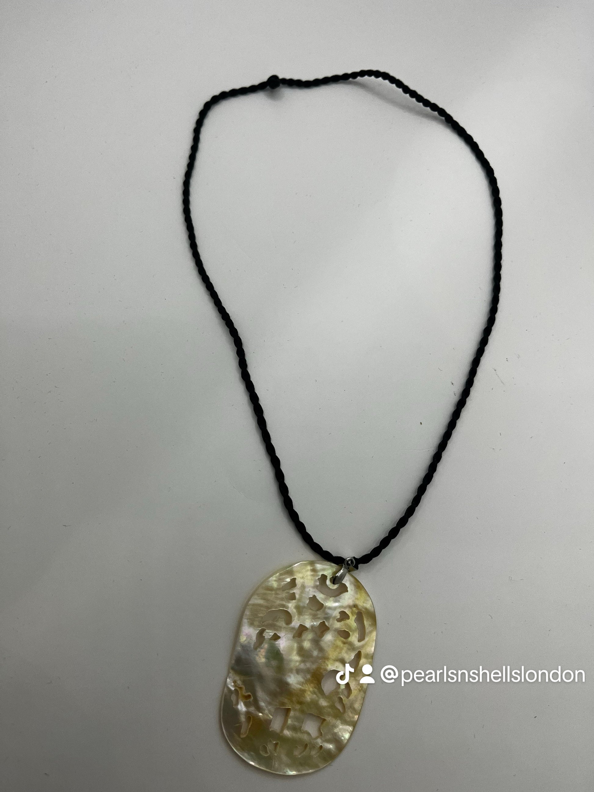 Handcrafted Mother of Pearl Necklace - Elegant Elephant Pendant Design for Women | Unique Artisan Jewelry Gift