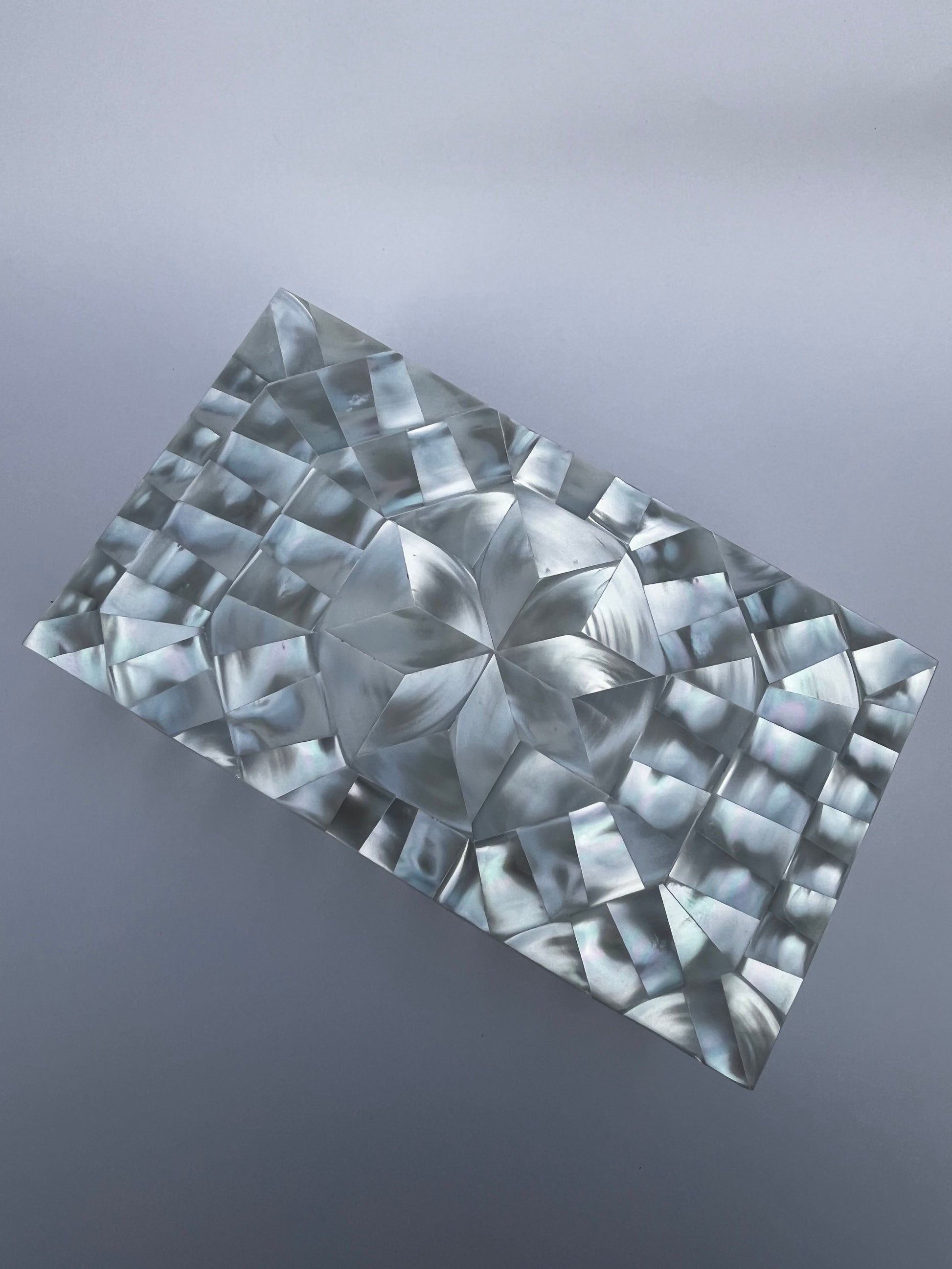 hand made Jewellery box made from mother of pearl