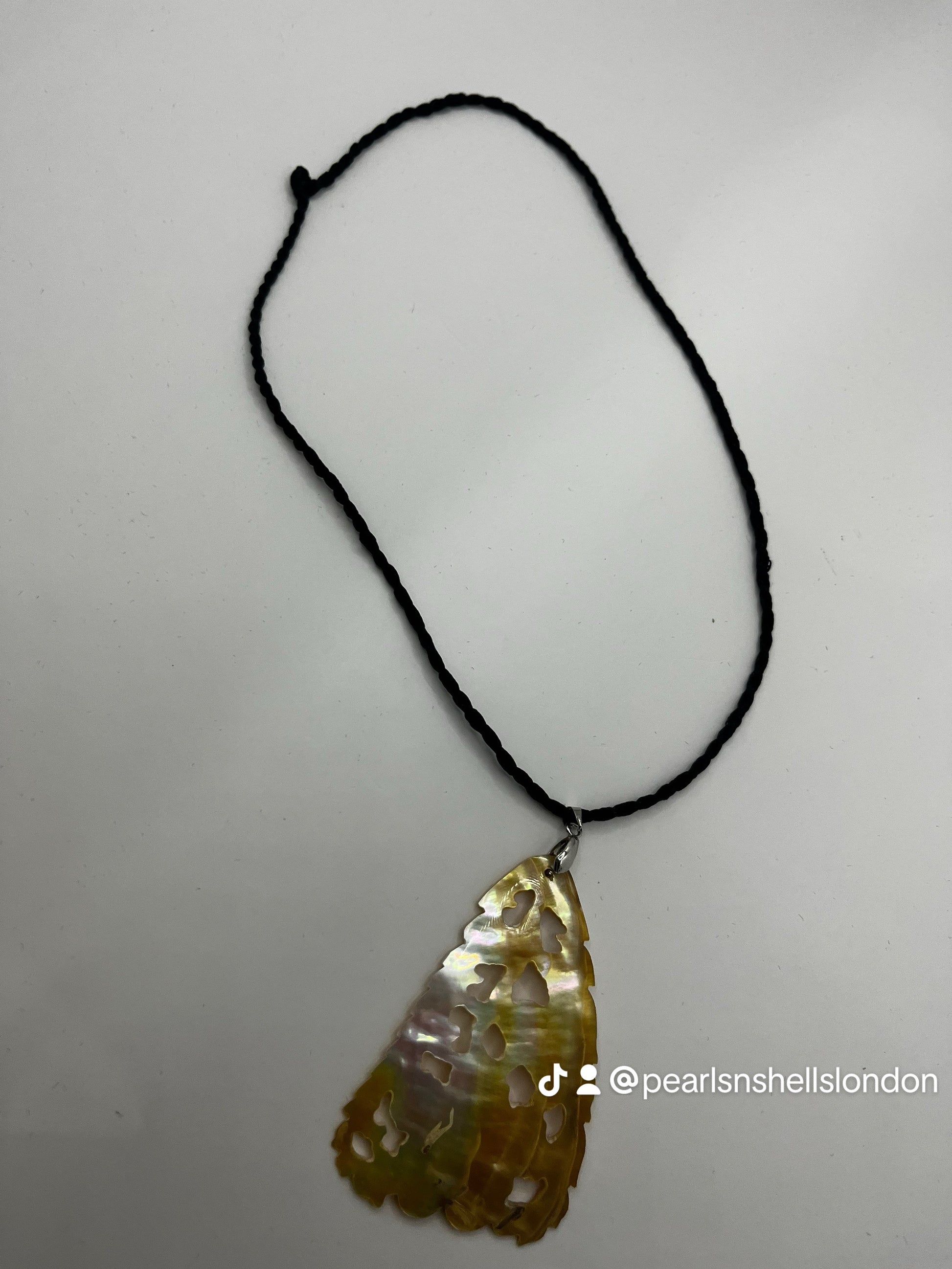 Handcrafted Mother of Pearl Necklace - Elegant Elephant Pendant Design for Women | Unique Artisan Jewelry Gift