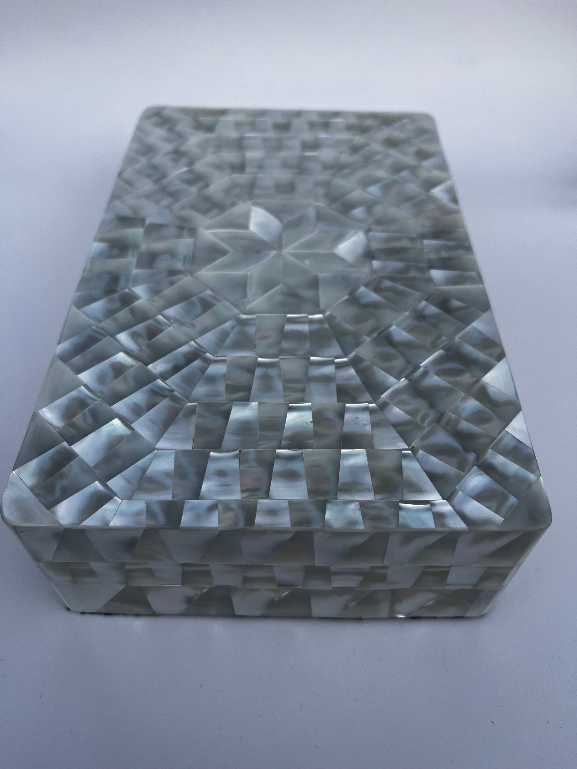 hand made Jewellery box made from mother of pearl
