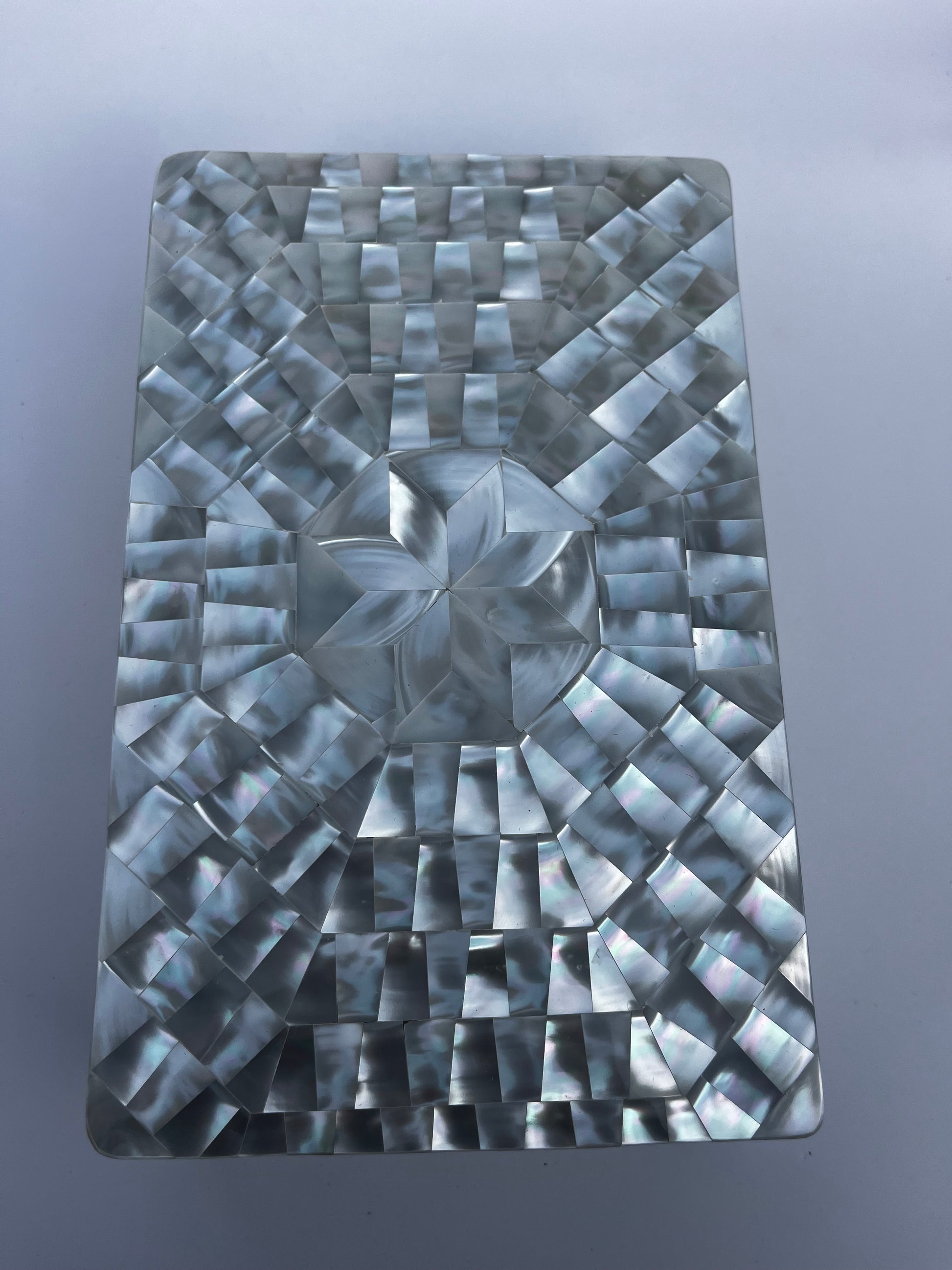 hand made Jewellery box made from mother of pearl