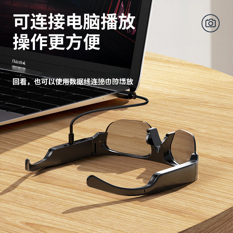 Anti-blue Light Wireless DV Sports Can Talk To Listen To Music Riding Shooting Bluetooth Headset Audio Smart Glasses