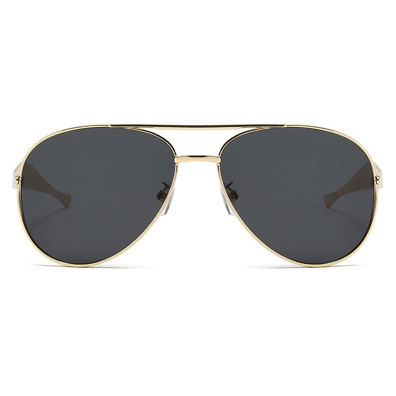 Retro Cross-border European And American Large Metal Toad Mirrors For Women, High-end Aviator Sunglasses, Personality And Temperament, Men&#039;s Trendy Sunglasses