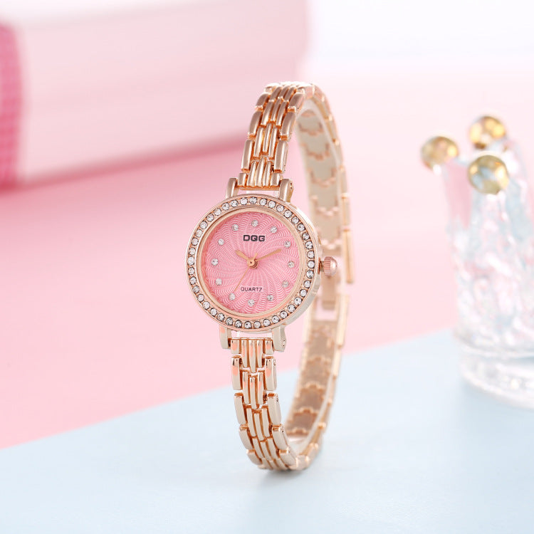 Exquisite Simple Thin Belt Small Dial Quartz Bracelet Mother-of-pearl Ladies Watch