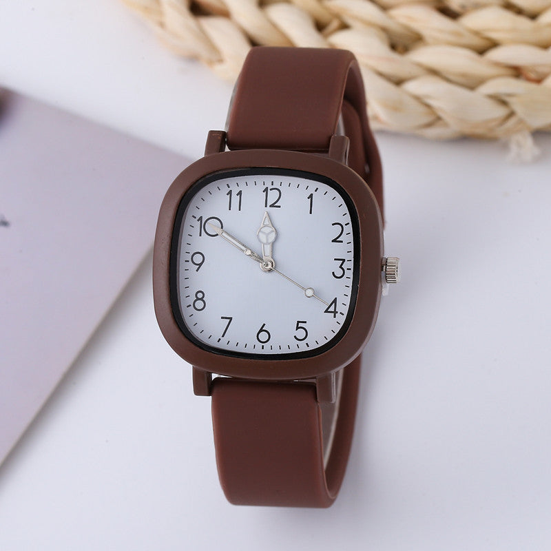 Foreign Trade Cross-border Ins Niche Design Temperament Cold Style Simple Fashion All-match Student Advanced Sense Quartz Watch