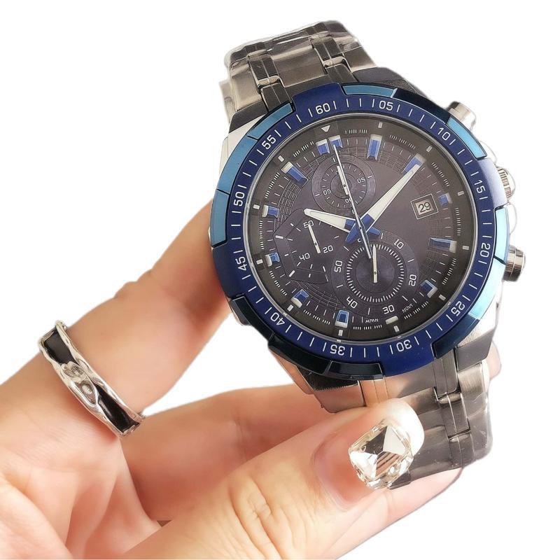 Multifunctional Six-Pin Chronograph Watch Men&#039;s Niche Light Luxury Large Dial Watch Men&#039;s 2025 Hot Style Retro Watch