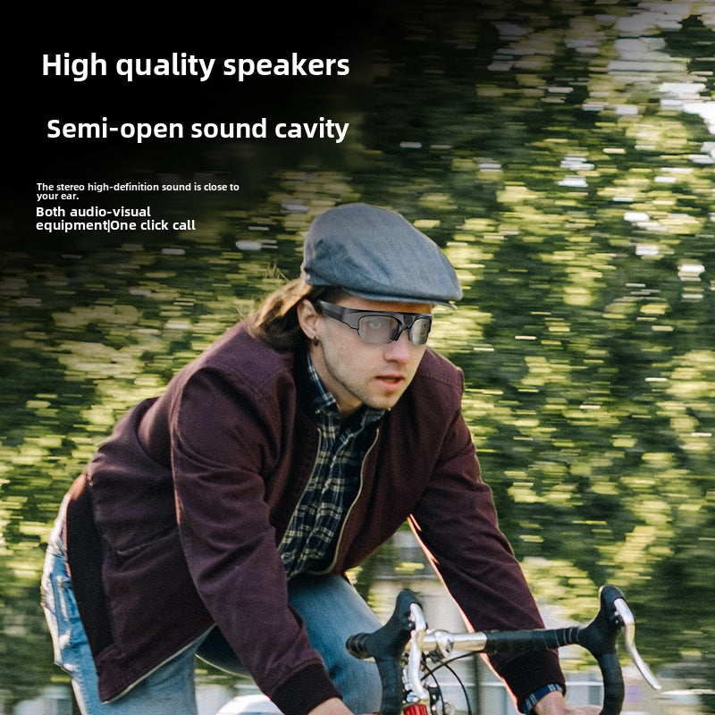Anti-blue Light Wireless DV Sports Can Talk To Listen To Music Riding Shooting Bluetooth Headset Audio Smart Glasses
