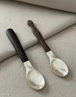 Handmade Carved Mother of Pearl Spoon 15cm – Luxury Fish Handle Tableware