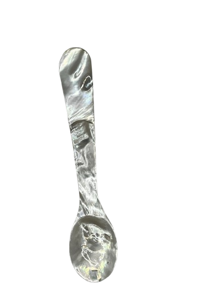 Handmade Mother of Pearl Caviar Spoons – Set of 5 for Dessert, Coffee & Spices