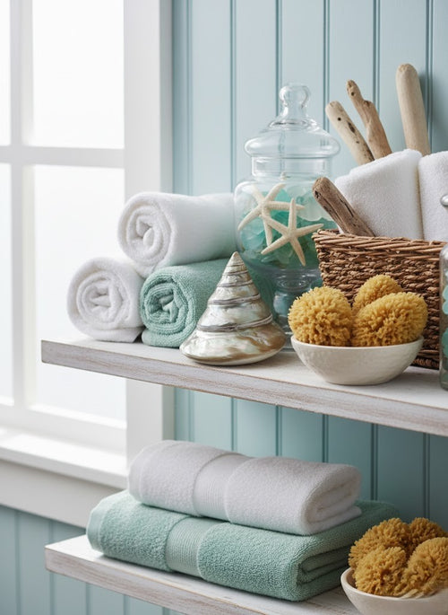 Hand Polished Natural Shell Pyramid Ornament Coastal Decor Gift